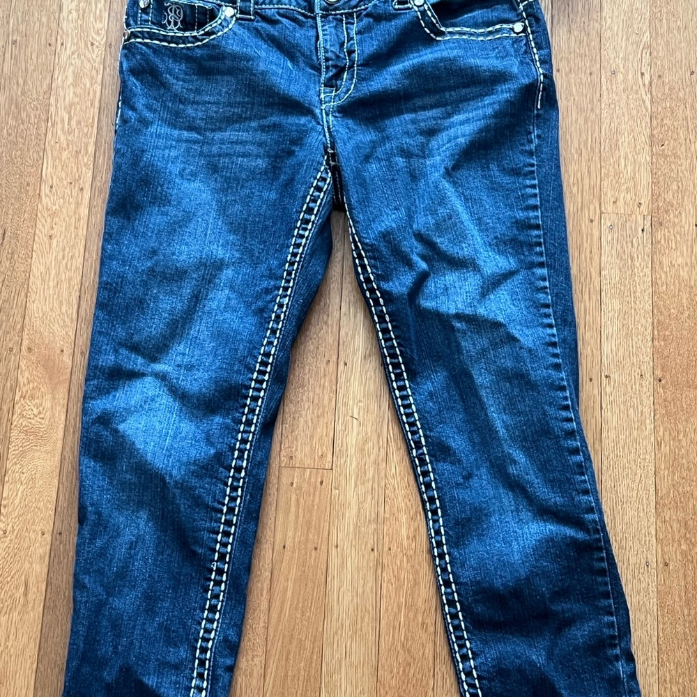 Women's Blue paisley sky Jeans